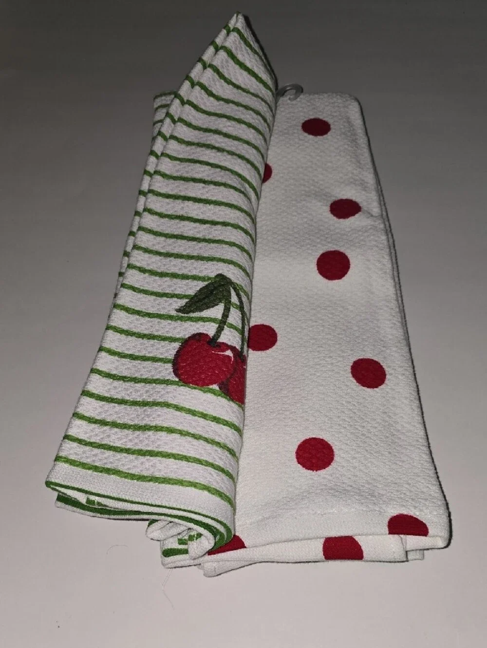 Kate Spade Kitchen Towels with Cherries